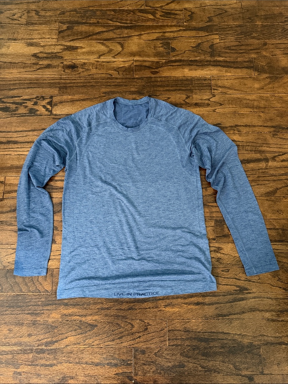 lululemon athletica Men’s Long-Sleeve Crew - “Live in Practice”